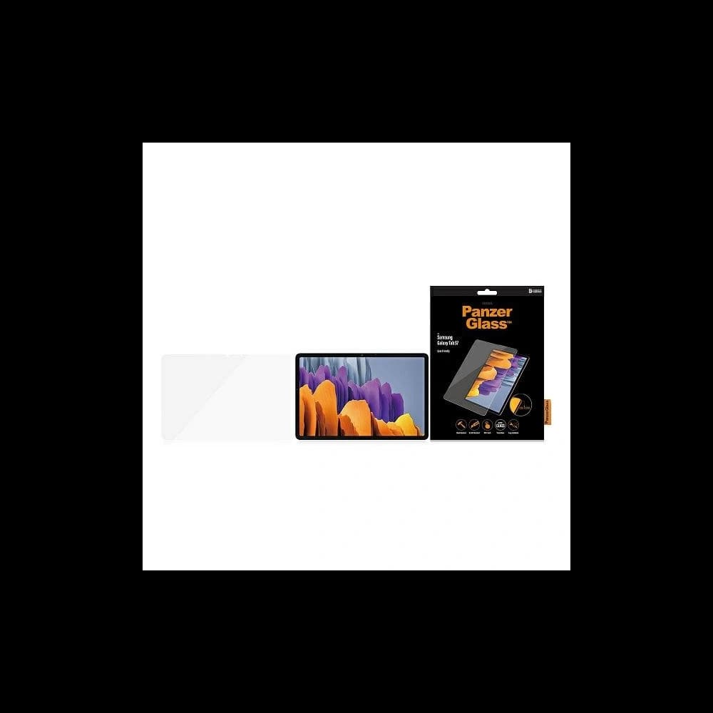 PanzerGlass Samsung Gehärtetes Glas E2E Super+ Galaxy Tab S7/S8 Case Friendly - 1