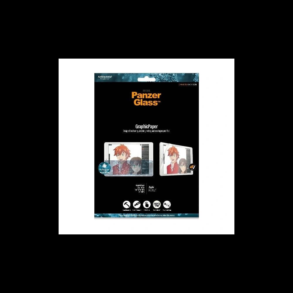PanzerGlass GraphicPaper Apple iPad 10.2 2019/2020/2021 (7, 8, 9 gen) Anti Glare, Case Friendly, Antibacterial - 3