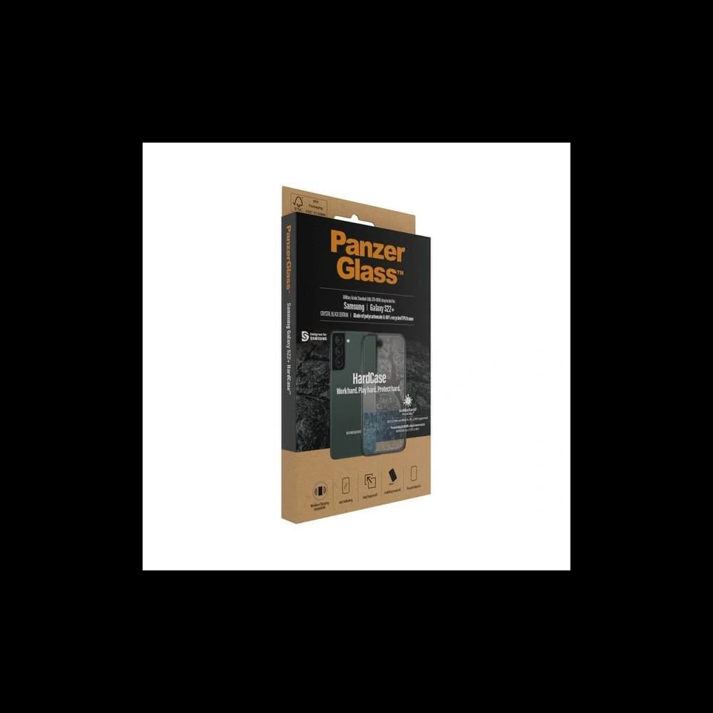 PanzerGlass Samsung Case HardCase Galaxy S22+ Plus Antibakteriell Militärische Qualität klar - 3