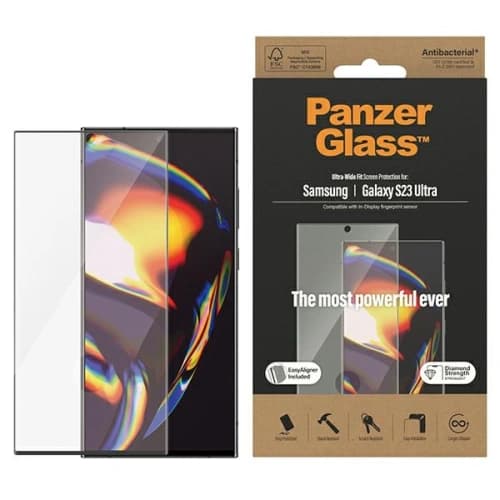 PanzerGlass Ultra-Wide Fit Samsung Galaxy S23 Ultra Screen Protection 7317 EasyAligner