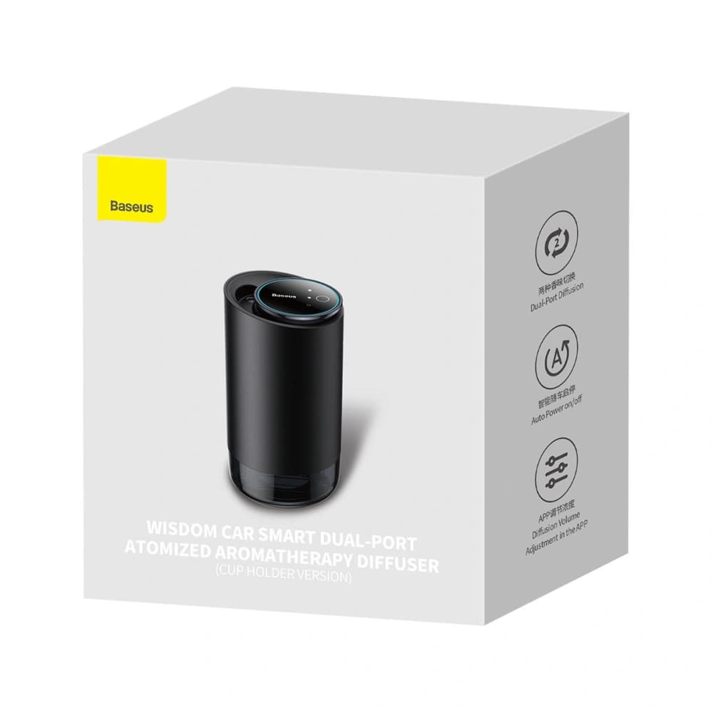 Baseus Auto-Lufterfrischer Wisdom schwarz (Köln + Minze) - 6