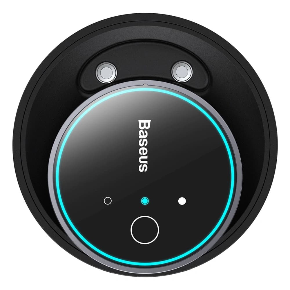 Car air freshener Baseus black (white tea / juicy peach) + USB-C cable 1m - 3