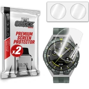 GrizzGlass Keramikfolie CeramicFilm für Huawei Watch GT 3 SE 46mm