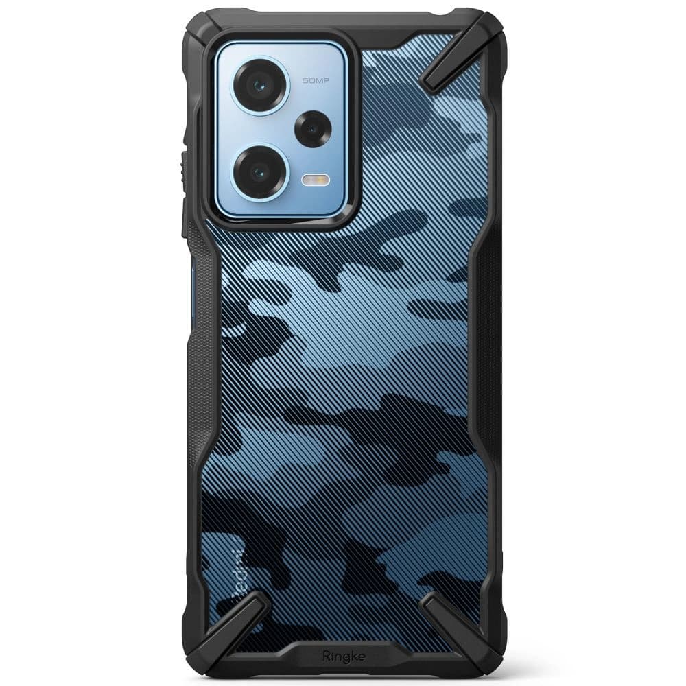 Ringke Fusion-X Design Xiaomi Redmi Note 12 Pro 5G/POCO X5 Pro 5G Camo (Moro) Black - 3