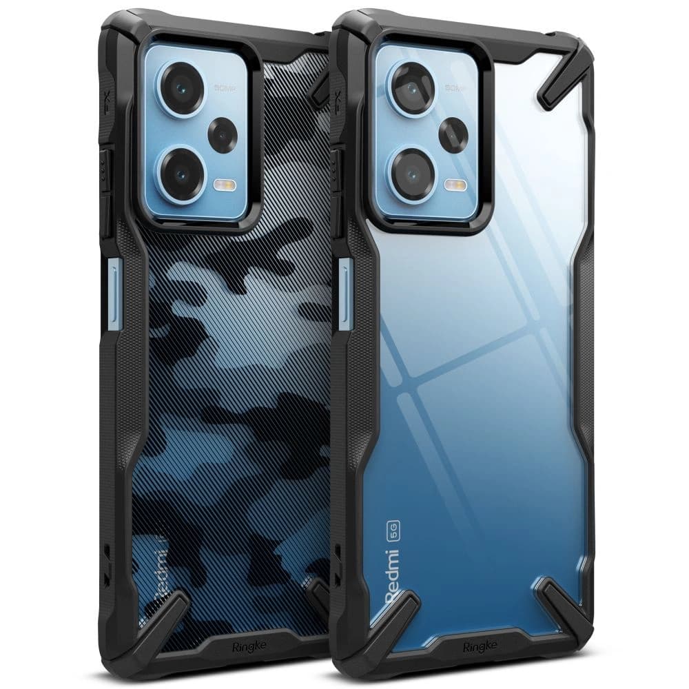 Ringke Fusion-X Design Xiaomi Redmi Note 12 Pro 5G/POCO X5 Pro 5G Camo (Moro) Black - 4