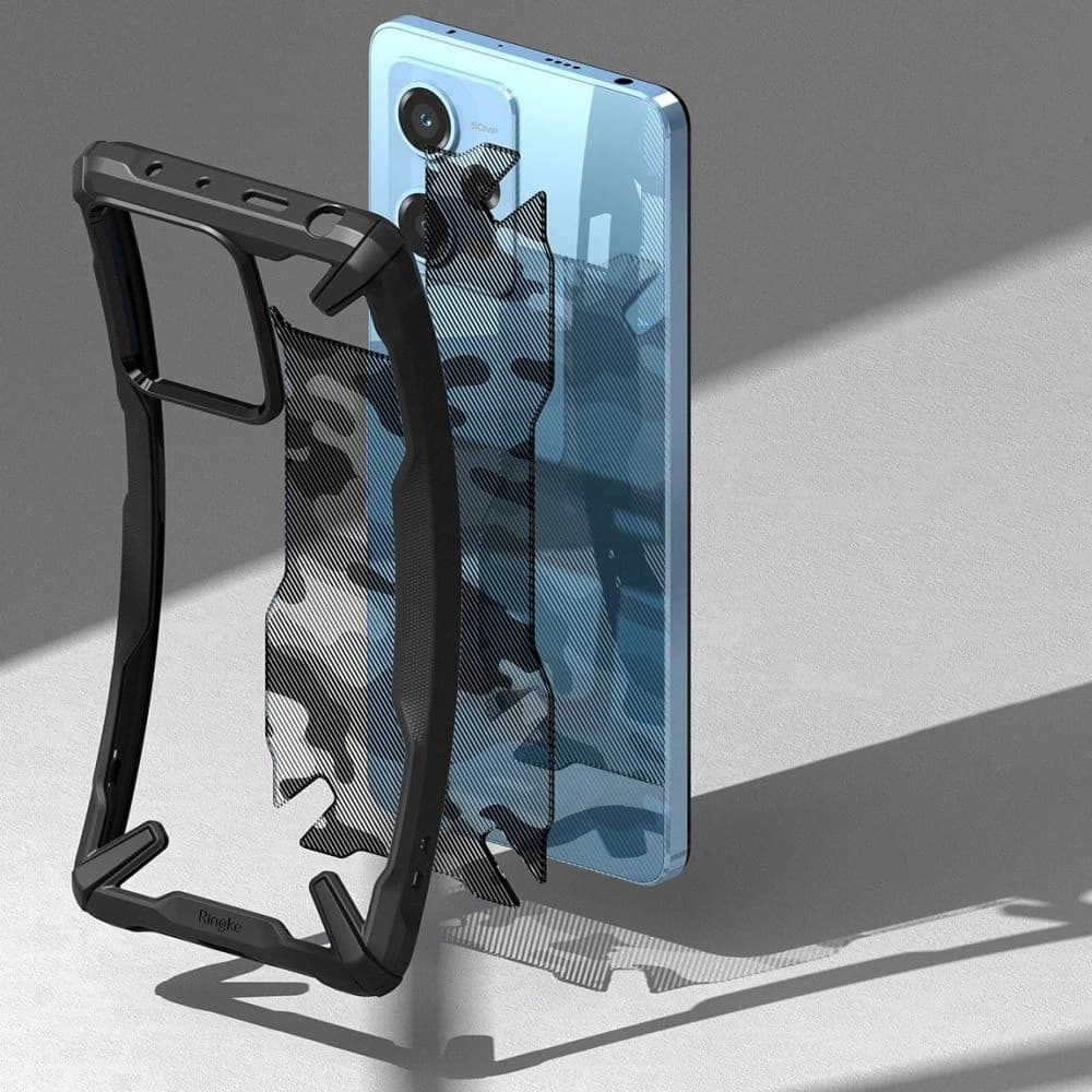 Ringke Fusion-X Design Xiaomi Redmi Note 12 Pro 5G/POCO X5 Pro 5G Camo (Moro) Black - 6