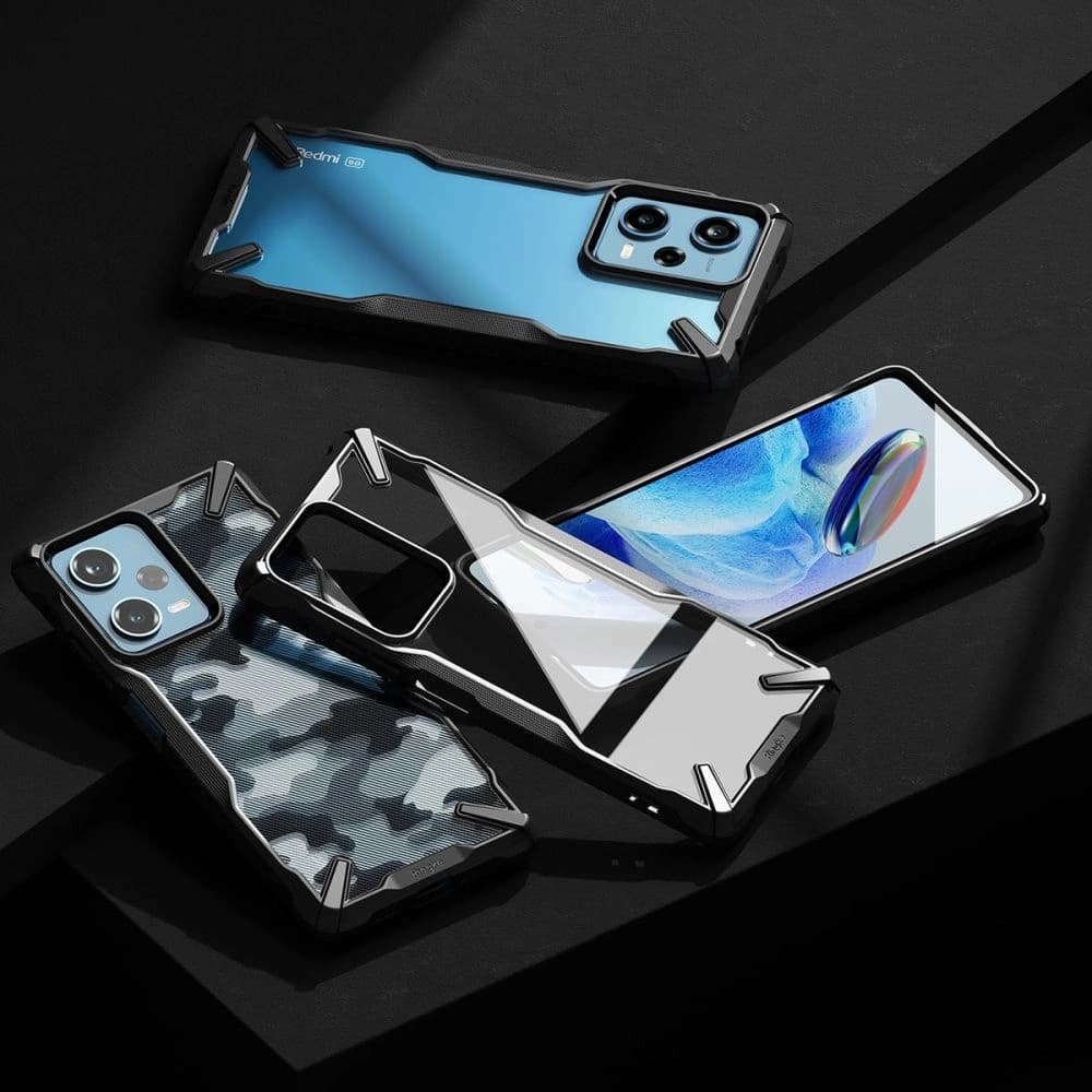 Ringke Fusion-X Design Xiaomi Redmi Note 12 Pro 5G/POCO X5 Pro 5G Camo (Moro) Black - 7