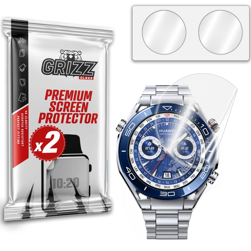 GrizzGlass Keramikfolie CeramicFilm für Huawei Watch Ultimate - 1