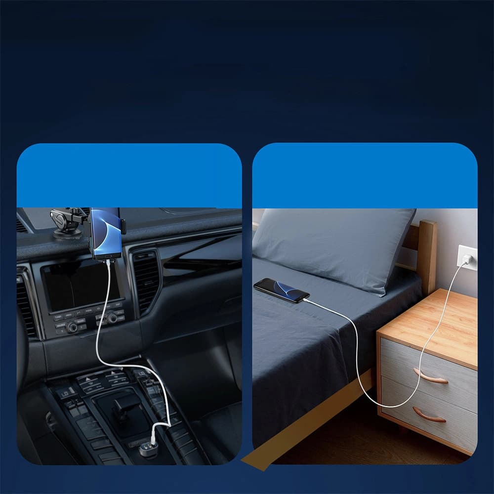 Joyroom S-UM018A13 USB-A/microUSB Cable 2.4A 1.2m white - 7