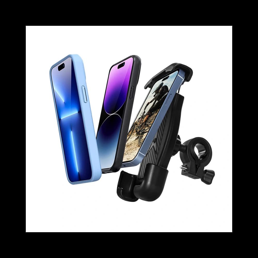 Crong Bikeclip Enduro Bike and Motorcycle Phone Mount (black) - 5