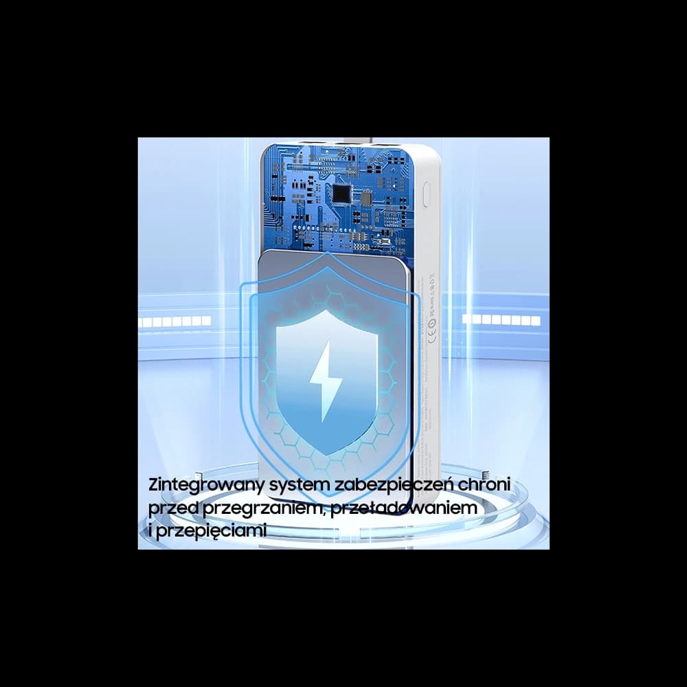 Powerbank AWEI P141K 40000mAh 22.5W schwarz/schwarz 3xUSB/PD/Blitzanzeige + LED-Licht - 9