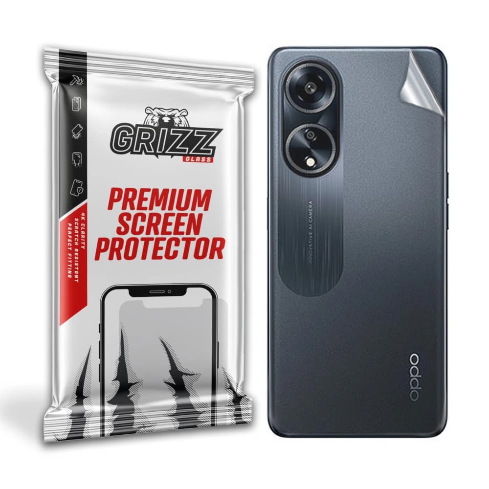 GrizzGlass Rückseitenfolie SatinSkin für Oppo A1 - 1