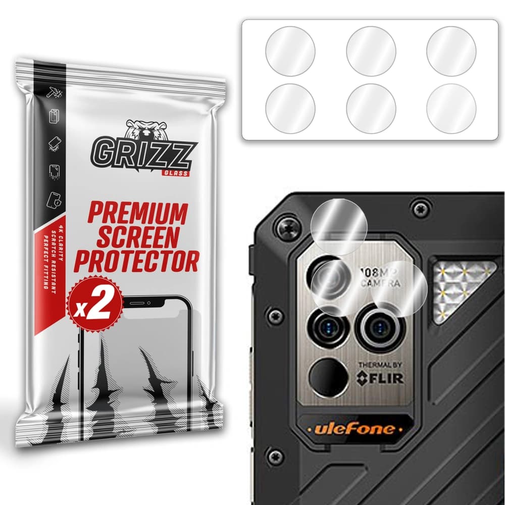 GrizzGlass HybridGlass Camera Ulefone Power Armor 19T - 1