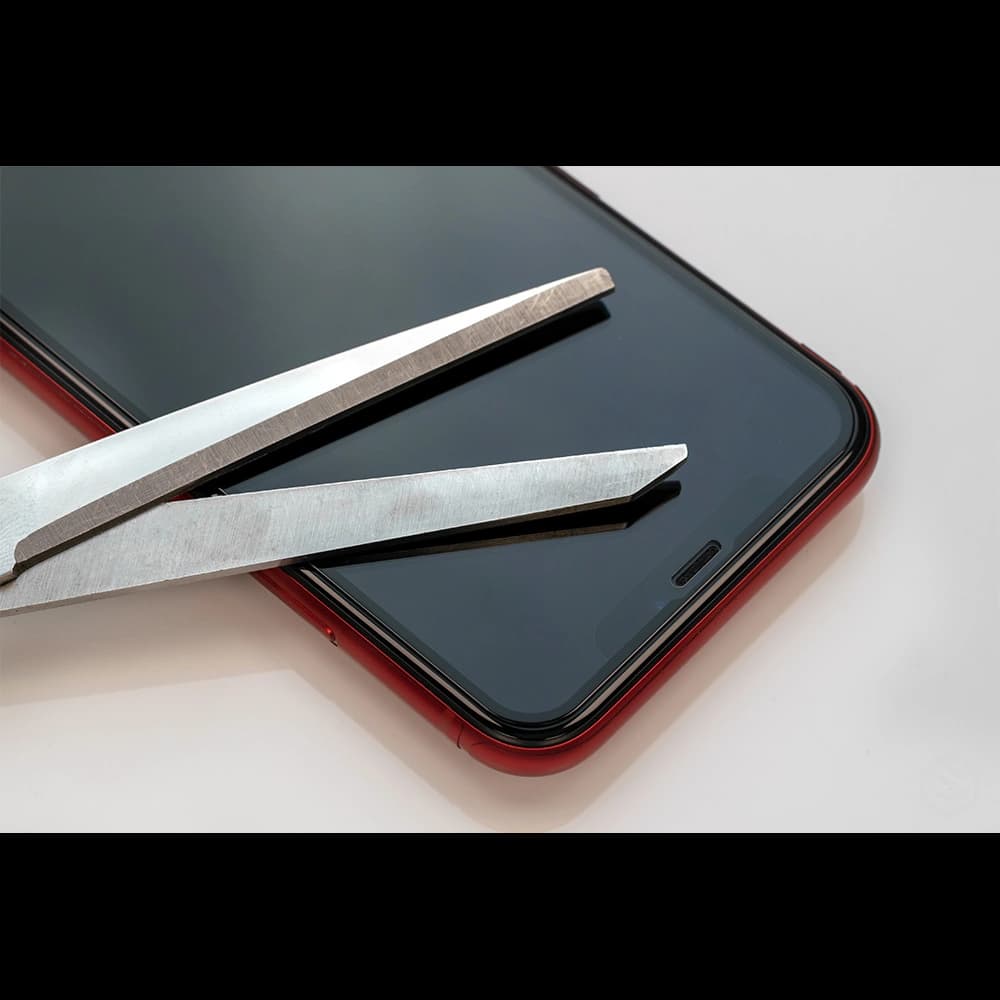 MyScreen Diamond Glass Edge Lite FG Oppo A17 A17K schwarz/schwarz Full Glue gehärtetes Glas - 4