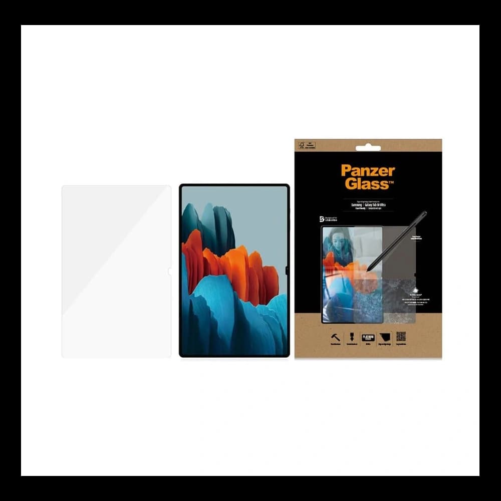PanzerGlass Samsung Gehärtetes Glas E2E Super+ Galaxy Tab S8 Ultra Case Friendly - 1