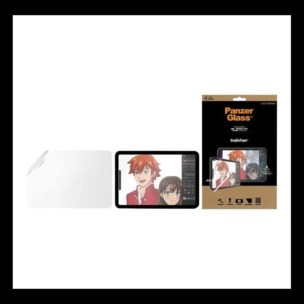 PanzerGlass Apple Schutzfolie GraphicPaper iPad mini 2021 (6. Generation) / iPad mini 8.3" 2024 7gen / iPad mini 8.3" 2024 7gen Case Friendly Antibakteriell - 1