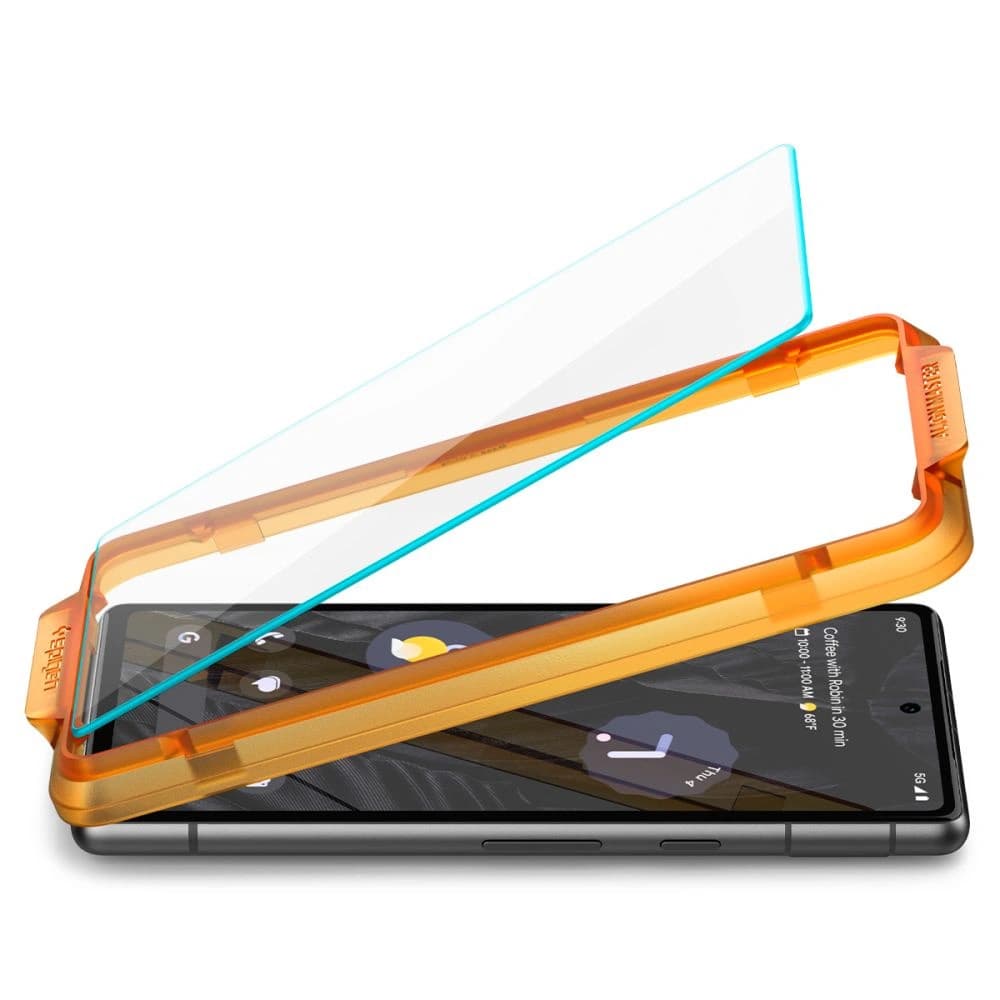 Spigen Gehärtetes Glas GLAS.tR AlignMaster Google Pixel 7a Klar [2 PACK] - 4