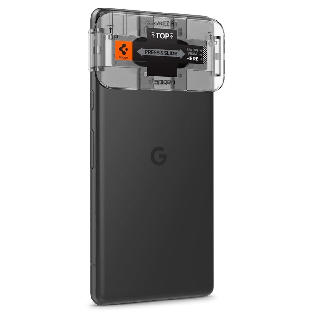 Spigen Gehärtetes Kameraglas Optik.tr ez Fit Kamera Schutz Google Pixel 7a Schwarz [2 PACK] - 3