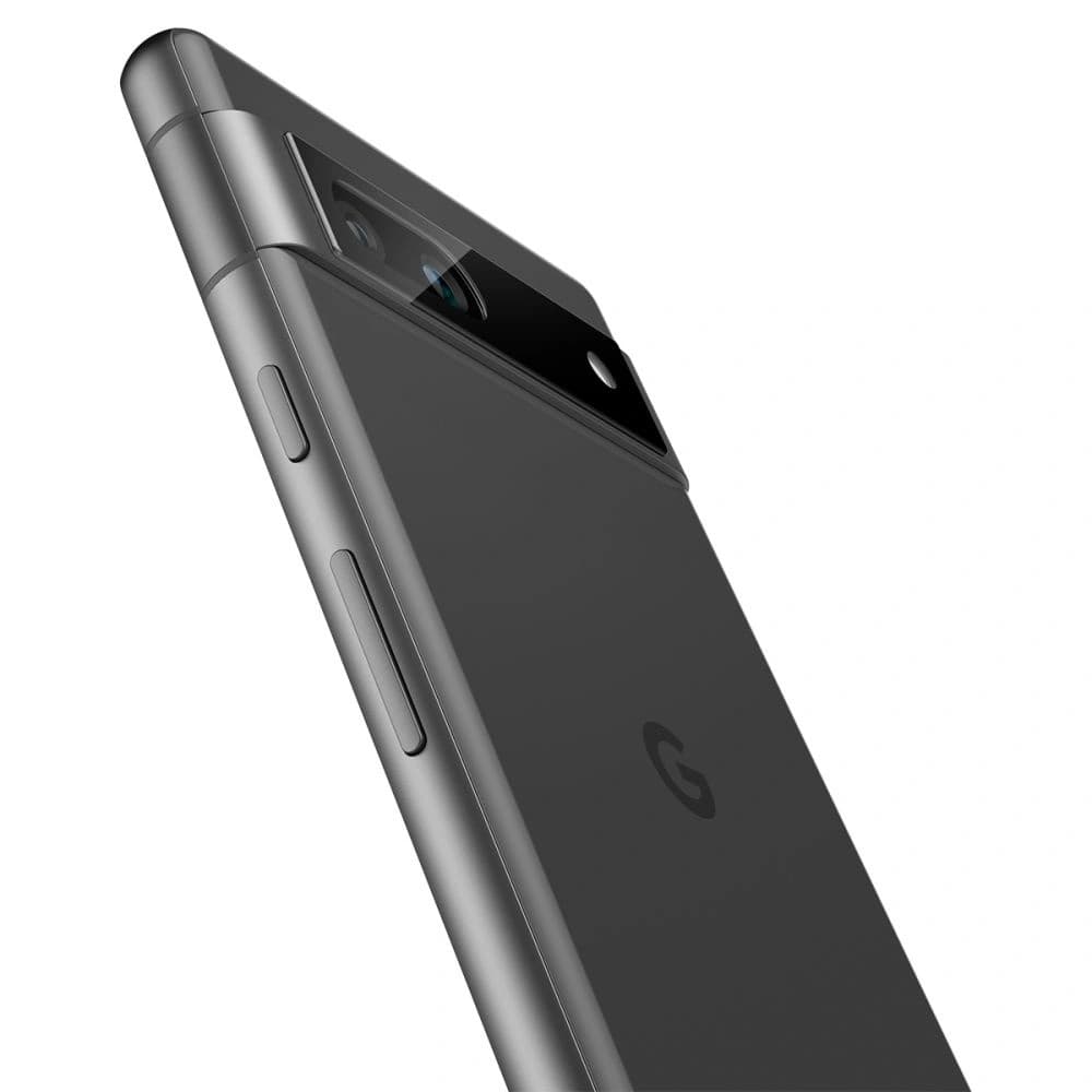 Spigen Gehärtetes Kameraglas Optik.tr ez Fit Kamera Schutz Google Pixel 7a Schwarz [2 PACK] - 5