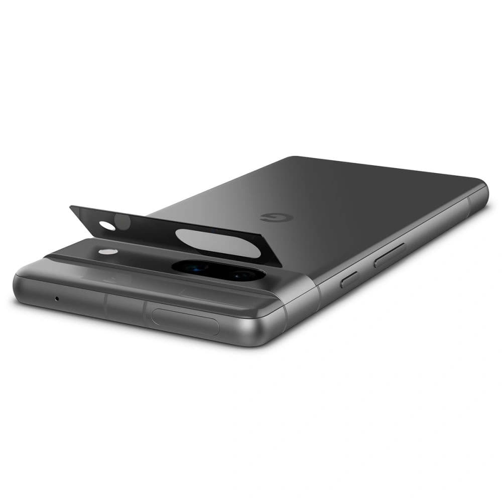 Spigen Gehärtetes Kameraglas Optik.tr ez Fit Kamera Schutz Google Pixel 7a Schwarz [2 PACK] - 8