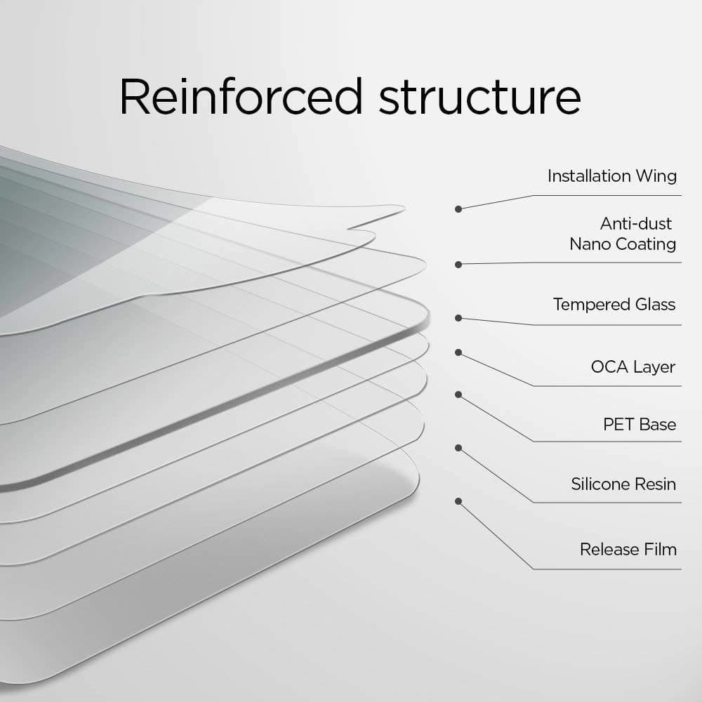 Gehärtetes Glas Spigen GLAS.tR Slim Nintendo Switch [2 PACK] - 3