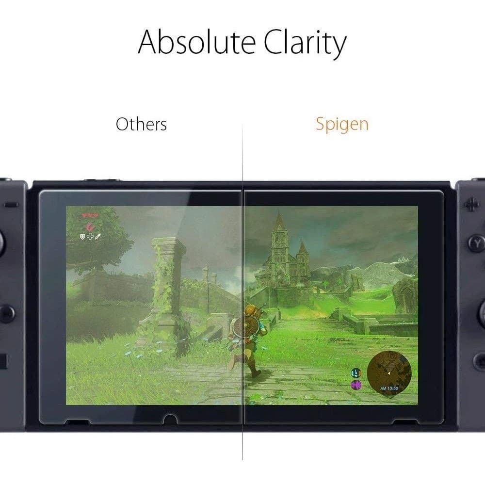 Gehärtetes Glas Spigen GLAS.tR Slim Nintendo Switch [2 PACK] - 7