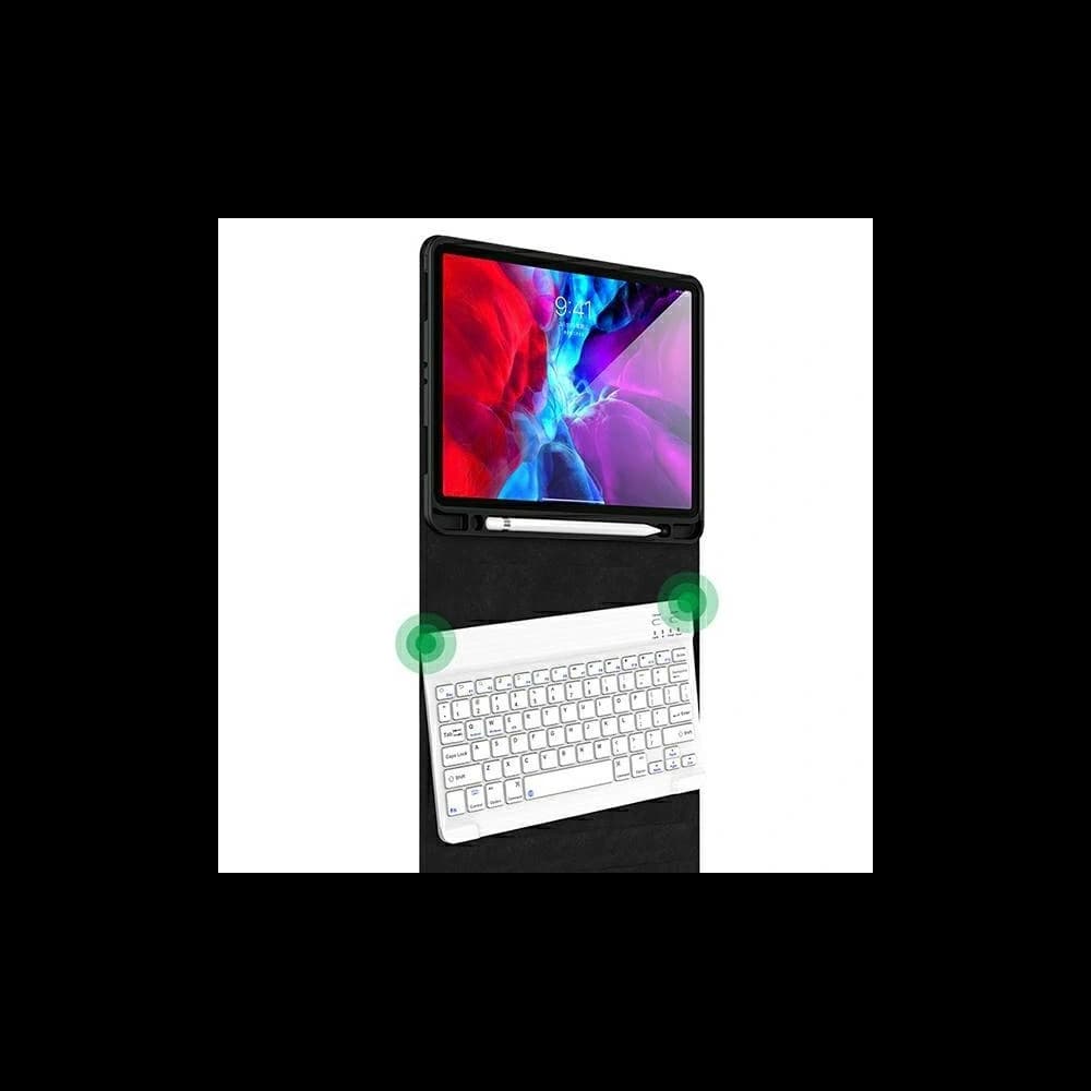Etui USAMS Winro Keyboard Apple iPad Pro 11 2018/2020/2021/2022 (1, 2, 3, 4 gen) fioletowe etui-biała klawiatura/purple cover-white (US-BH645) - 3