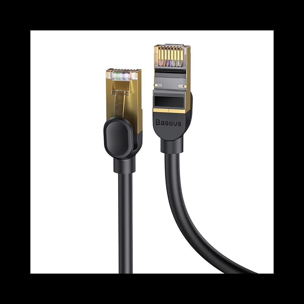 Baseus Netzwerkkabel Ethernet RJ45 10Gbps, 1m (schwarz) - 3