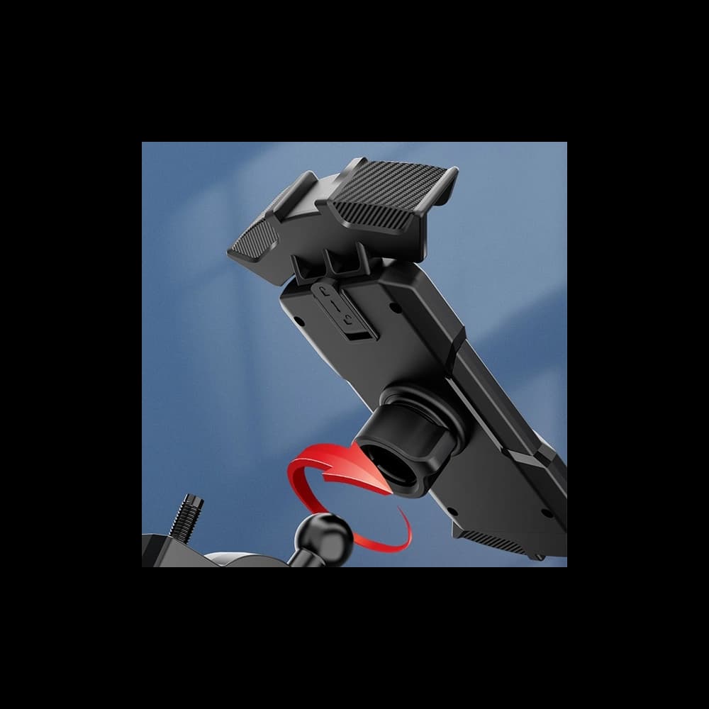 AWEI X47 Fahrradträger für Rahmen schwarz/schwarz - 5