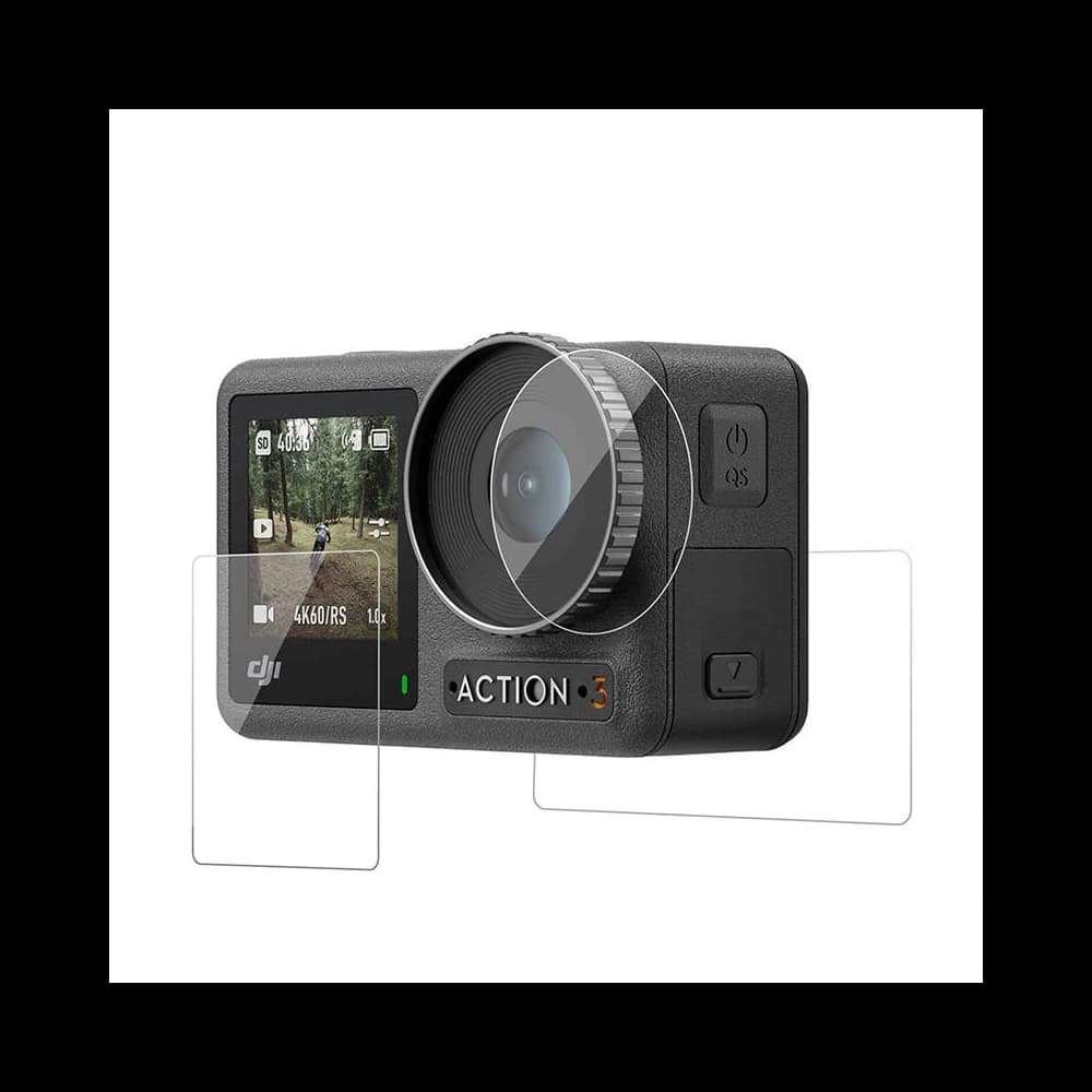 TELESIN HD Protective Film Set DJI Action 3 Camera - 1