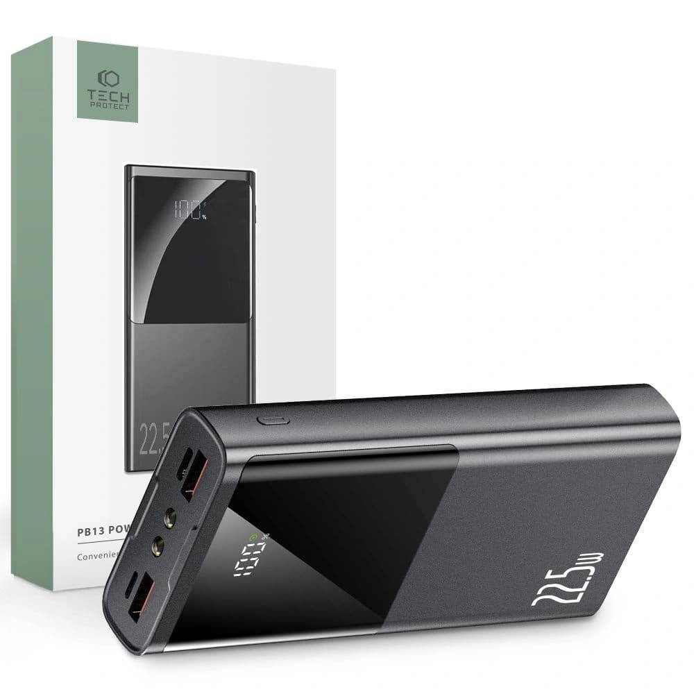 Tech-Protect Powerbank PB13 22.5W 20000mah Grey - 1
