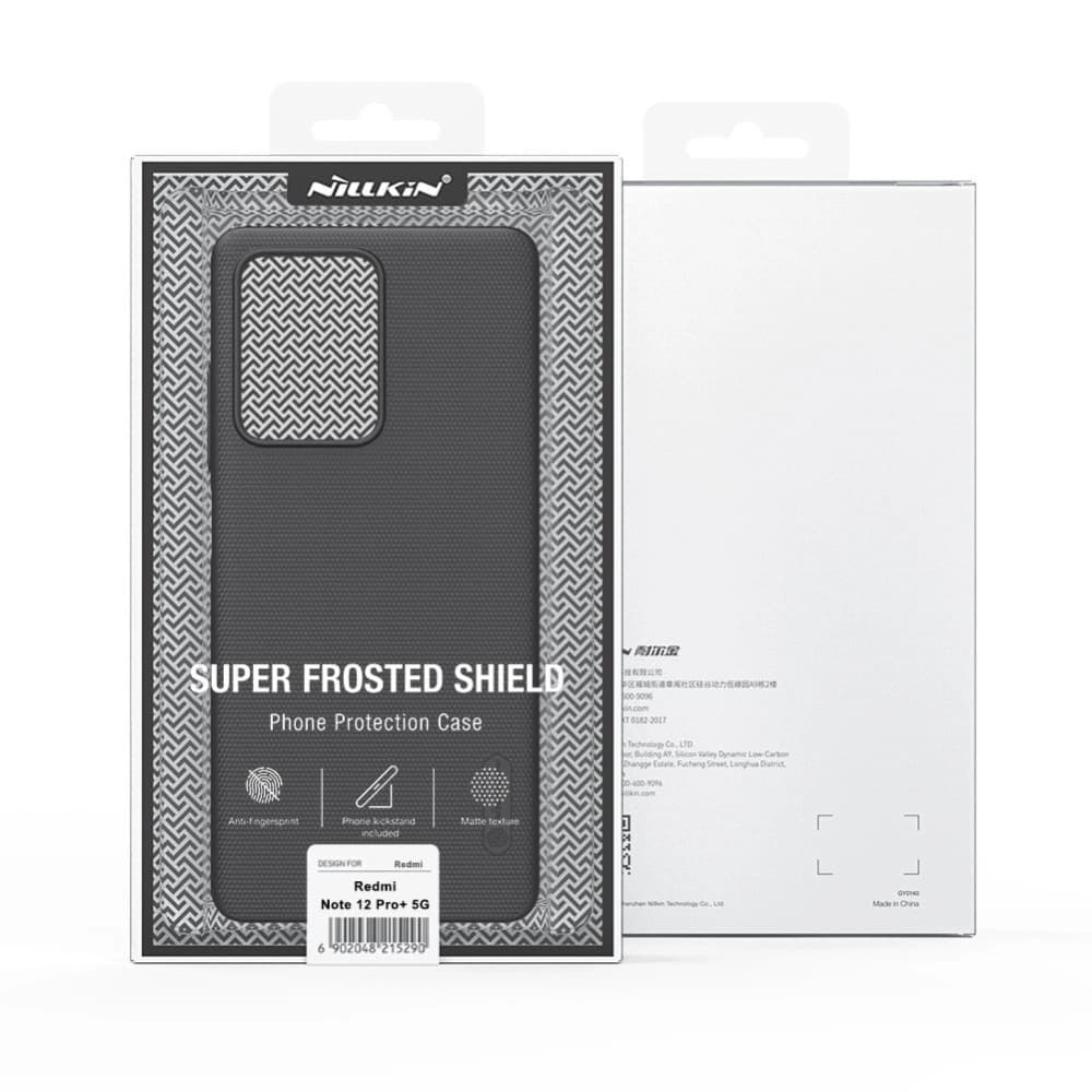 Nillkin Xiaomi Tasche Super Frosted Shield Redmi Note 12 Pro+ Plus schwarz - 5