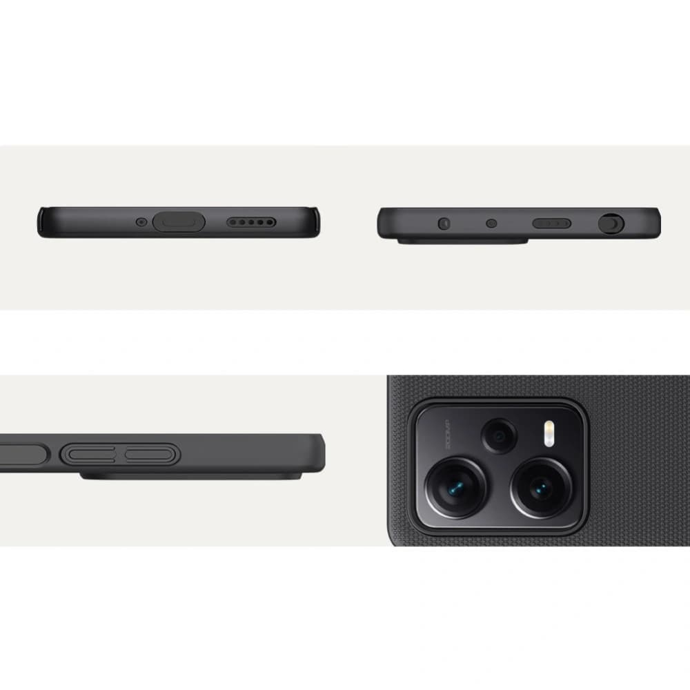 Nillkin Xiaomi Tasche Super Frosted Shield Redmi Note 12 Pro+ Plus schwarz - 12