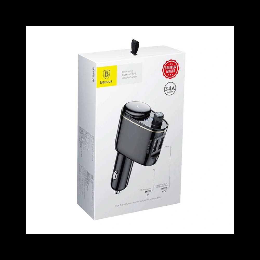 Baseus Car Transmitter Bluetooth MP3 S-06 (black) - 7