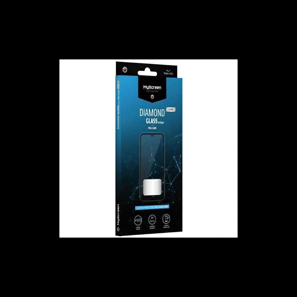 MyScreen Diamond Glass Edge Lite Full Glue Xiaomi Redmi 12C/11A black - 1