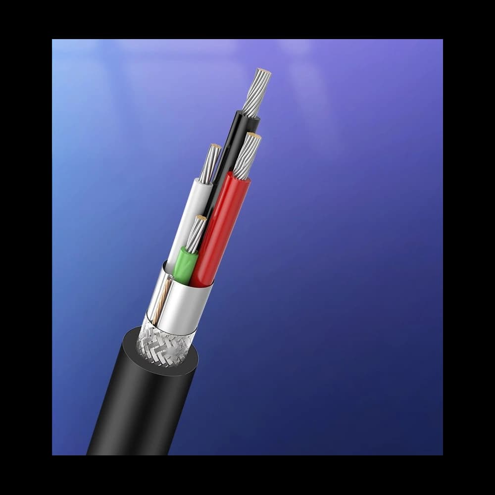 UGREEN US135 USB-B/USB-C for printer cable 480 Mbps 1,5m black - 4