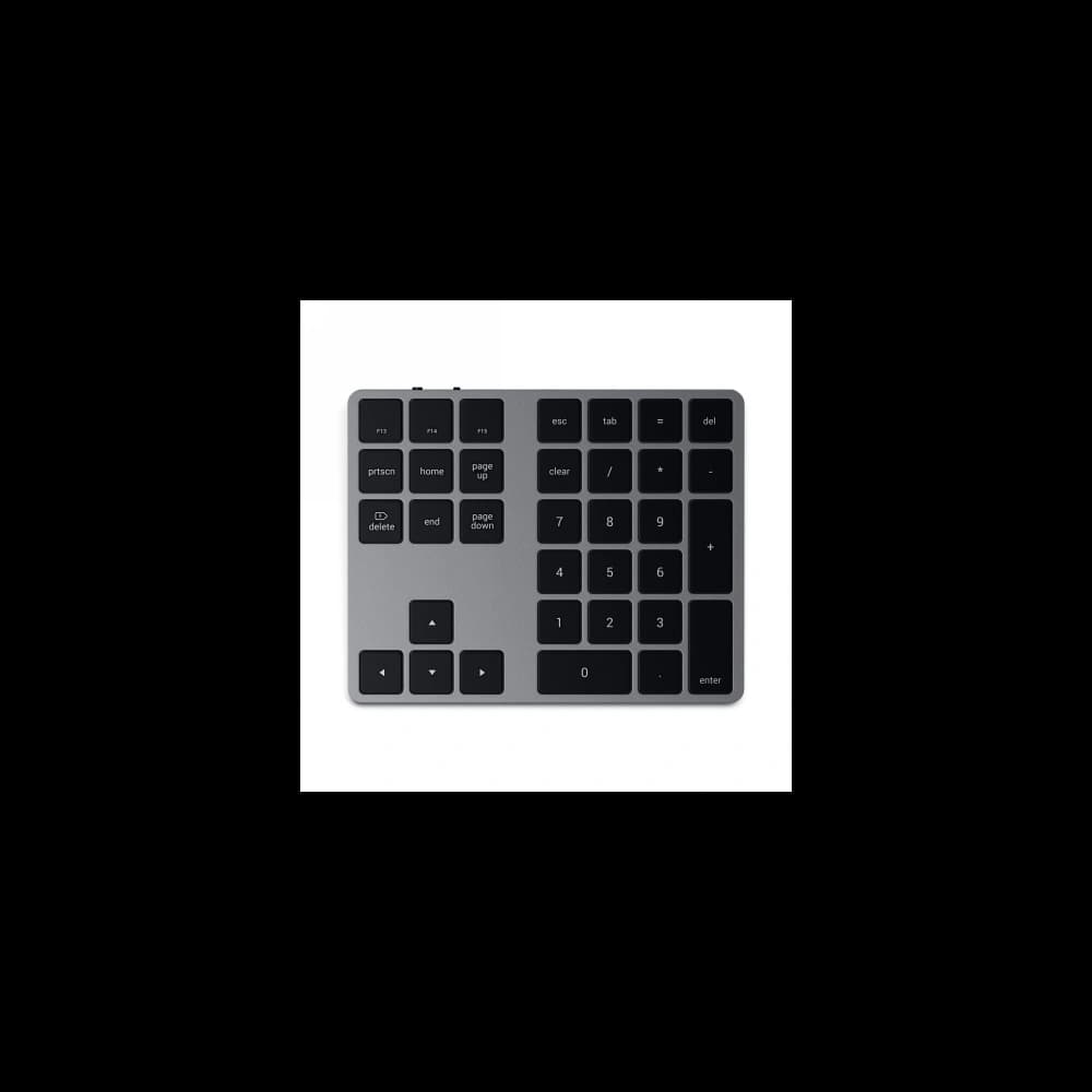 Satechi Kabellose numerische Tastatur Aluminium Extended Keypad Bluetooth (spacegrau) - 1