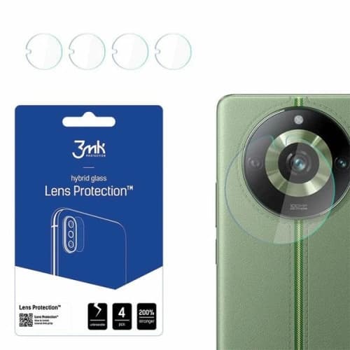 3MK Hybridglas für Kameraobjektiv Objektivschutz Realme 11 Pro/11 Pro+ [4 PACK]