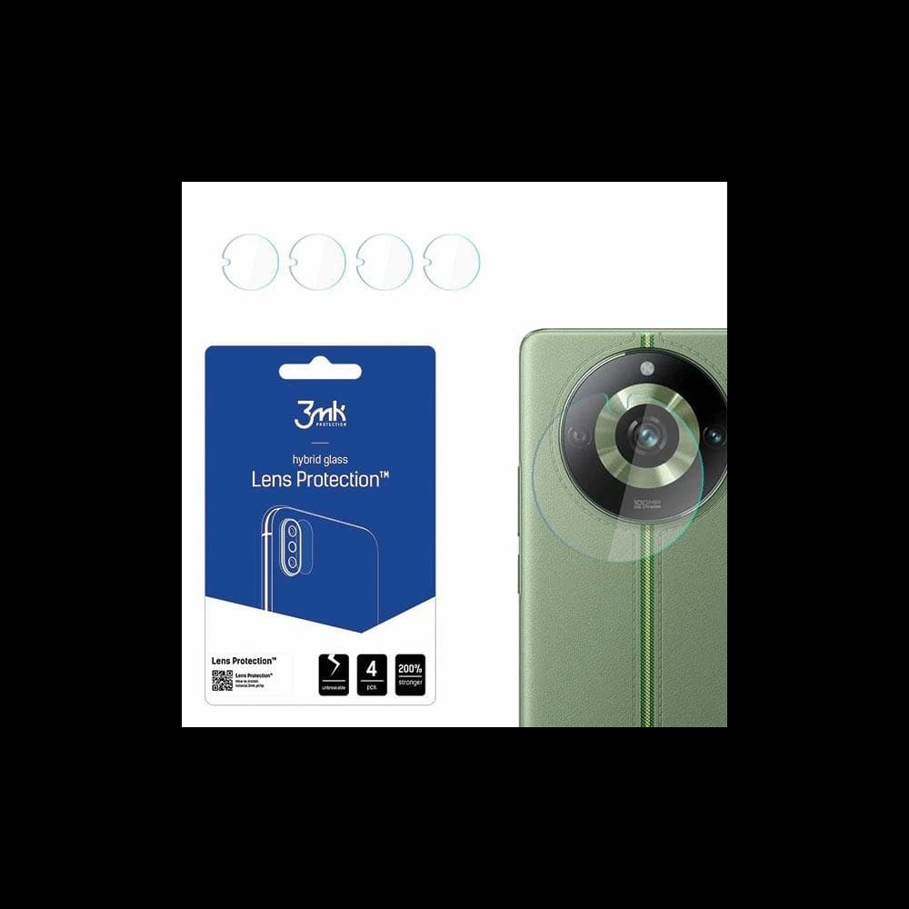 3MK Hybridglas für Kameraobjektiv Objektivschutz Realme 11 Pro/11 Pro+ [4 PACK] - 1