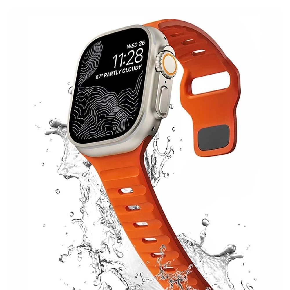 Tech-Protect Iconband Line Apple Watch 4/5/6/7/SE/8/9/Ultra 44/45/49mm Orange - 2