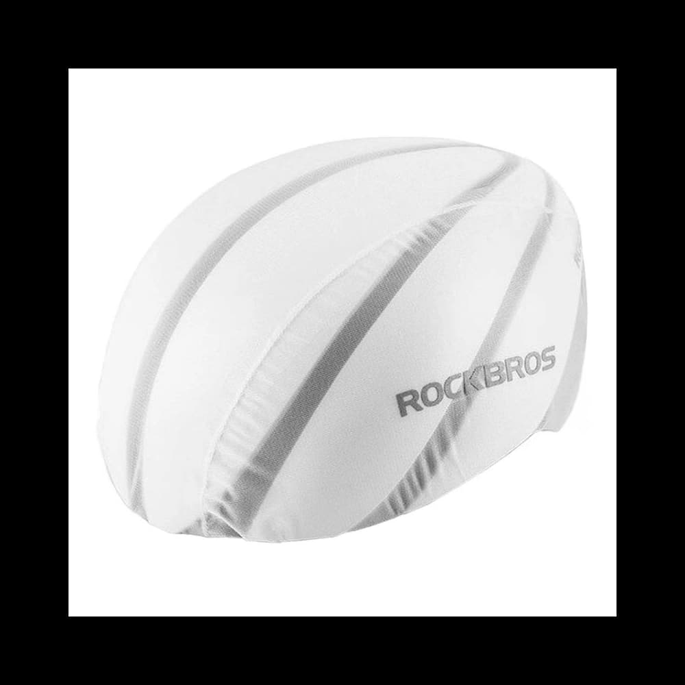 Rockbros Wasserdichter Fahrradhelmbezug YPP017 (weiß) - 1