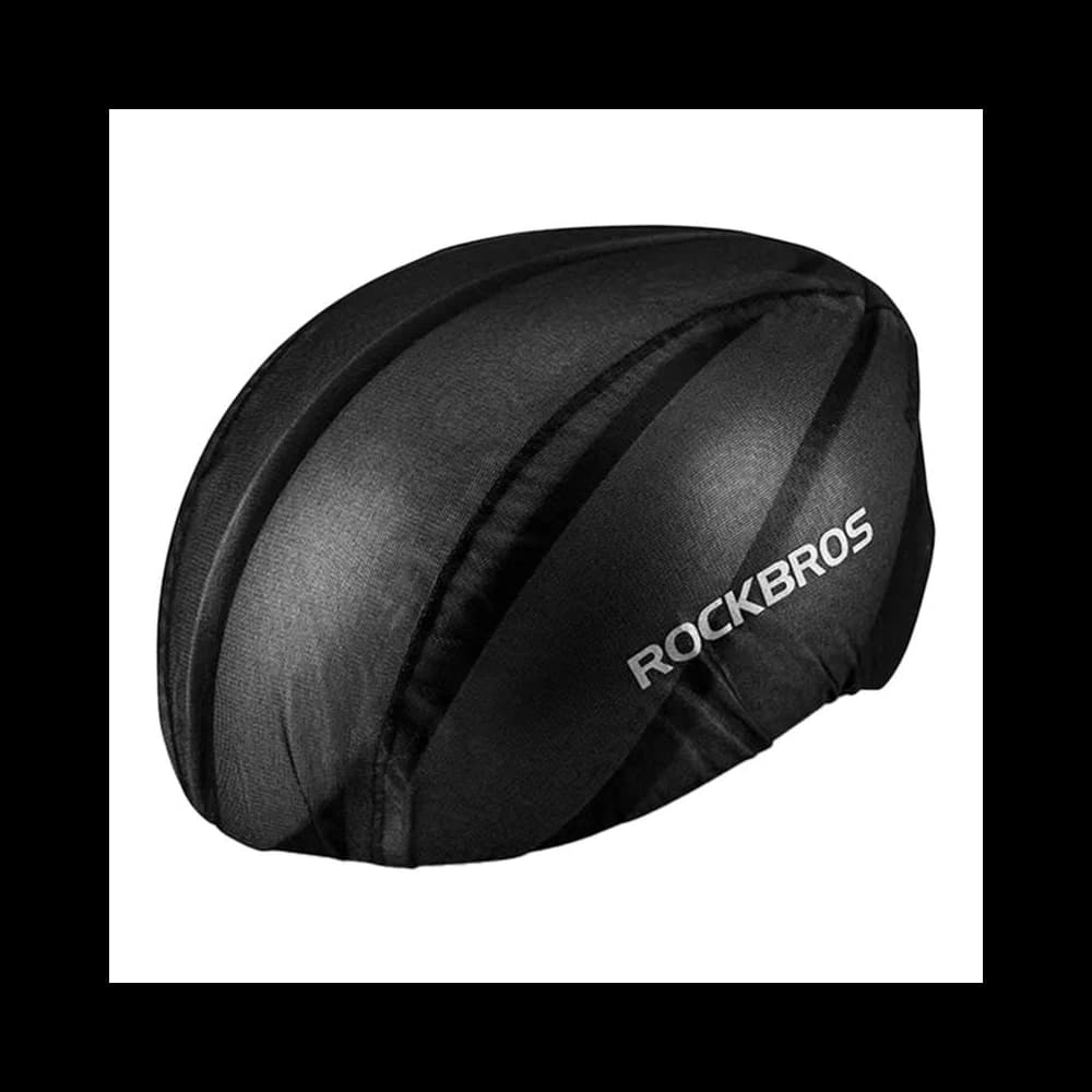 Rockbros Wasserdichter Fahrradhelmbezug YPP017 (schwarz) - 1