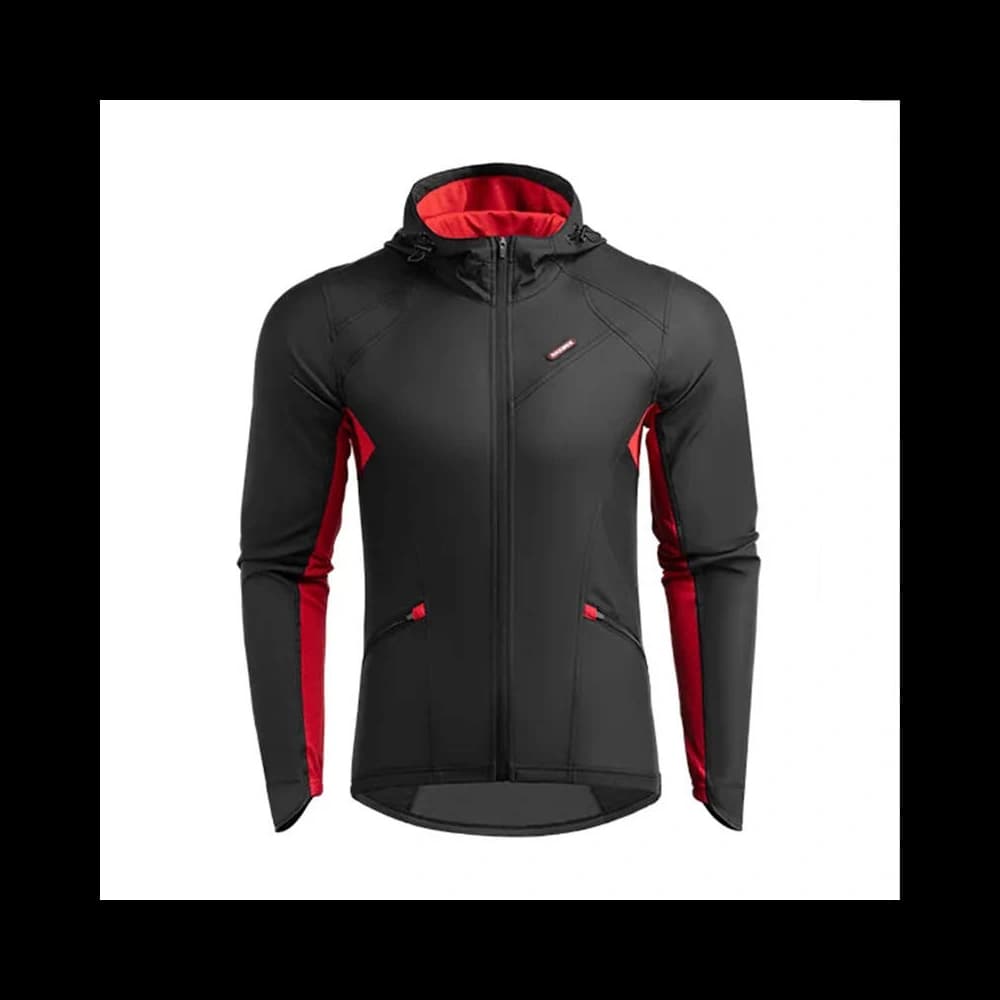 Kurtka rowerowa Rockbros 15420381003 (czarno-czerwona) - 1