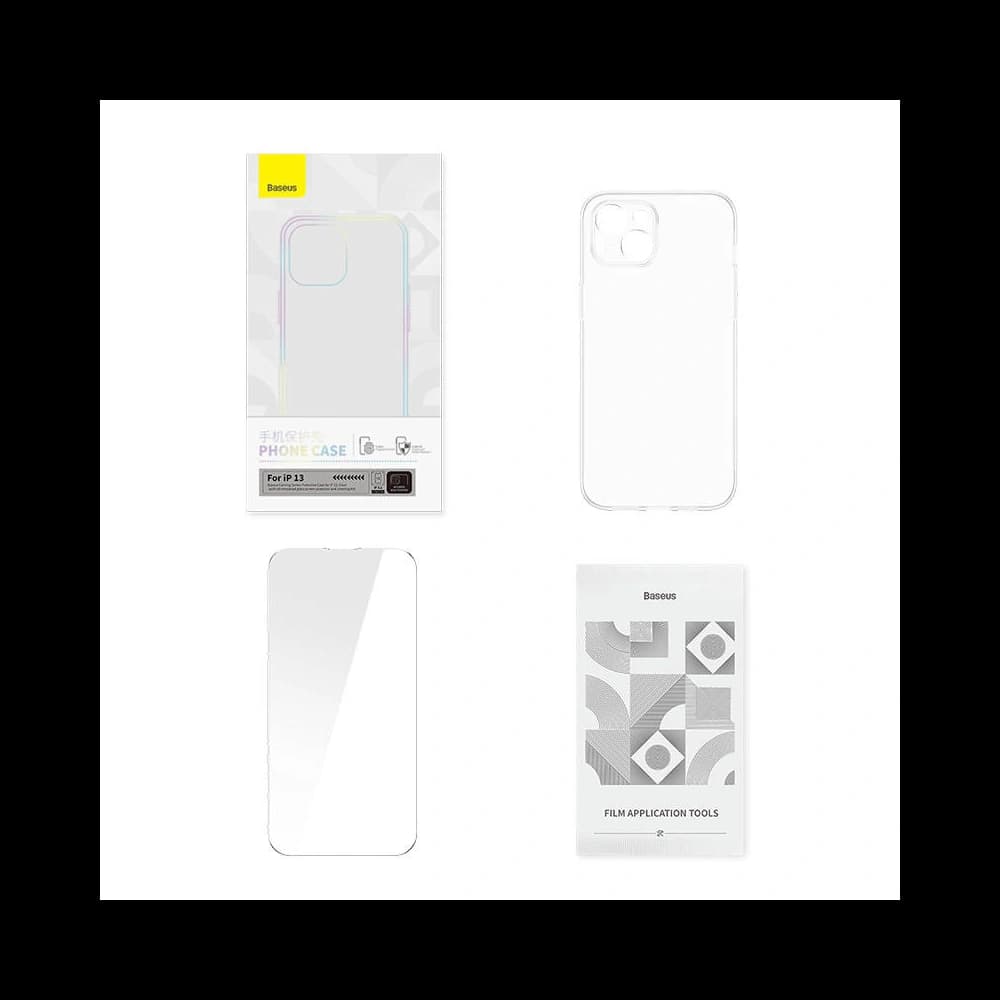 Baseus Apple Gehäuse + Glas Kit Corning iPhone 13 - 7