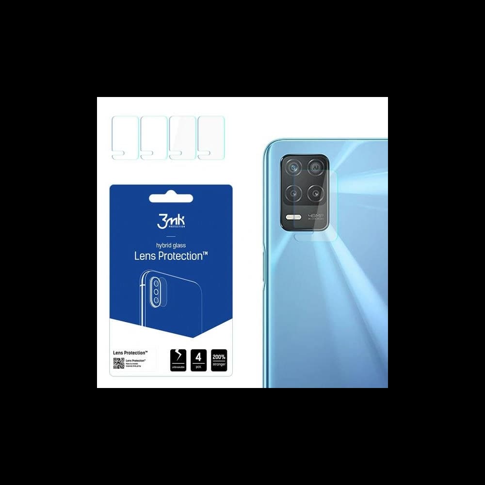 [OUTLET] 3MK Hybridglas für Kameraobjektiv Objektivschutz Realme 8 5G [4 PACK] - 1