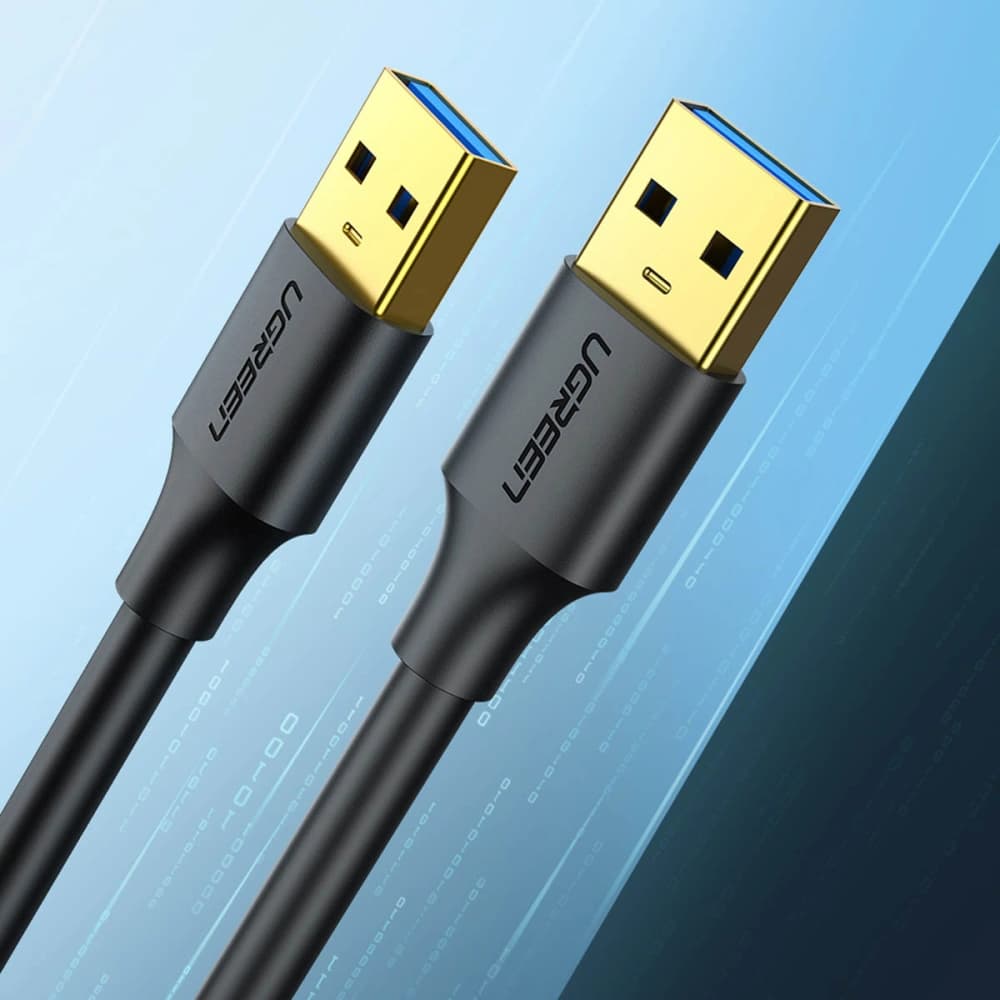 UGREEN US128 USB-A/USB-A Cable USB 3.0 5Gb/s 0.5m black - 3