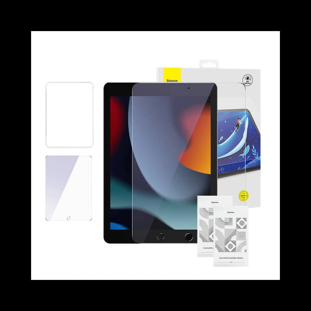 Szkło hartowane Baseus Crystal 0.3mm Apple iPad 10.2 2019/2020/2021 (7, 8, 9 gen)/iPad Air 10.5 2019 (3 gen) [2 PACK] - 1