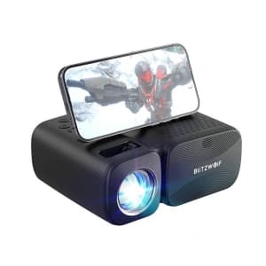 Projektor LED BlitzWolf BW-V3 Mini, Wi-Fi + Bluetooth (czarny)