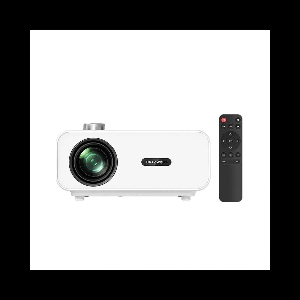 BlitzWolf LED-Projektor BW-V5 1080p, HDMI, USB, AV (weiß) - 4