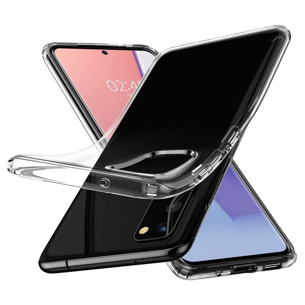 Case Spigen Liquid Crystal Samsung Galaxy S20 Crystal Clear - 11